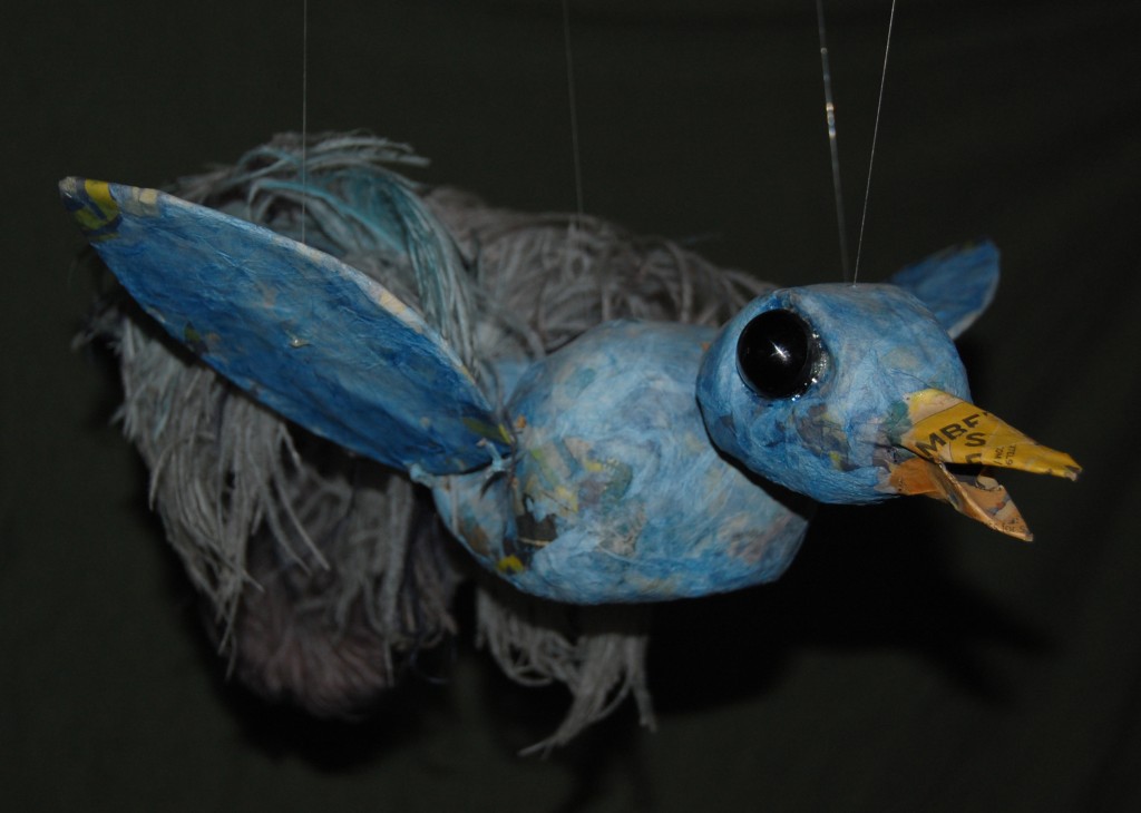 Blue Bird Puppet
