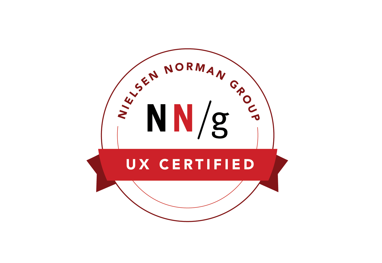 UX Certification Badge from Nielsen Norman Group